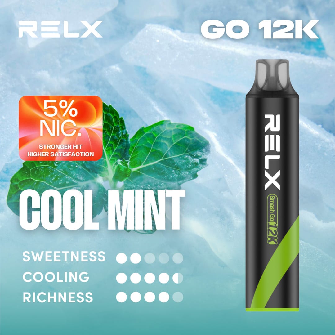 RELX Smash Go一次性電子煙12000口｜悅刻拋棄式裝置便攜耐用
